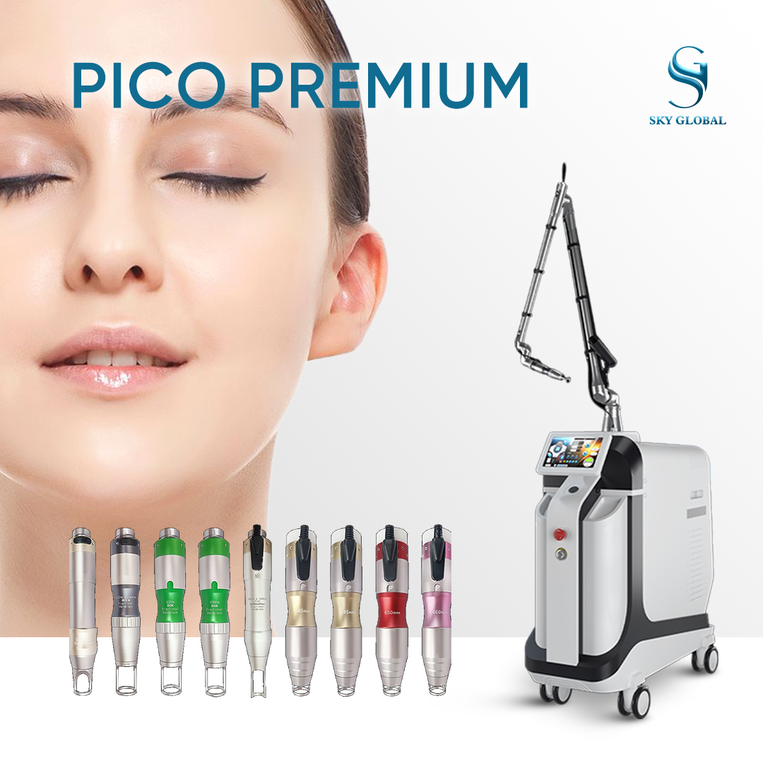 Máy laser Pico Premium giúp xóa xăm, điều trị nám và trẻ hóa da hiệu quả bằng công nghệ xung siêu ngắn
